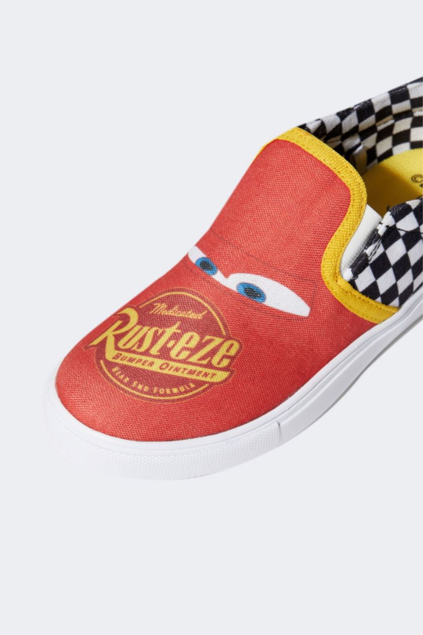 Erkek Çocuk - Genç Erkek Kırmızı Erkek Çocuk Cars Sneaker Spor Ayakkabı