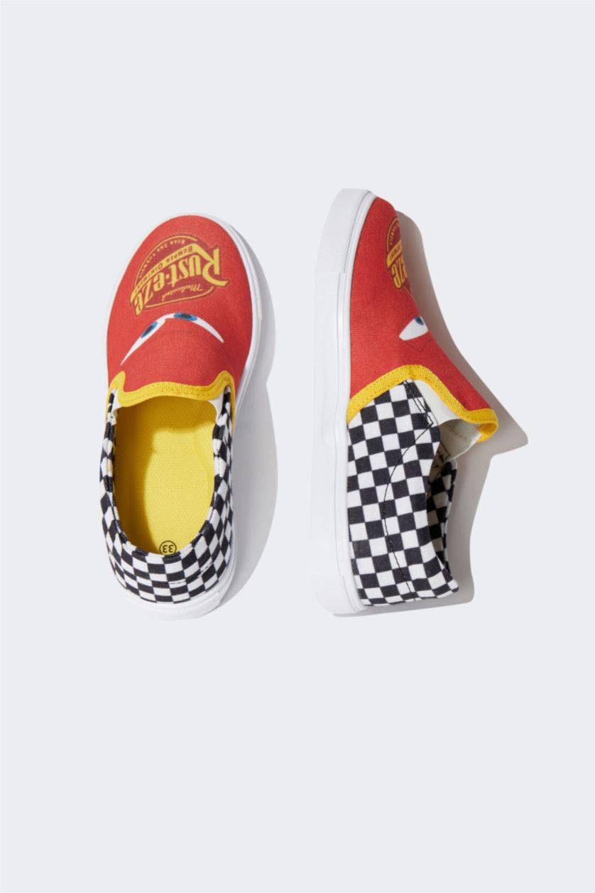 Erkek Çocuk - Genç Erkek Kırmızı Erkek Çocuk Cars Sneaker Spor Ayakkabı