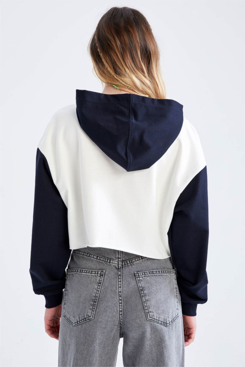 نساء ميلانج رمادي Loose Fit Sweatshirt
