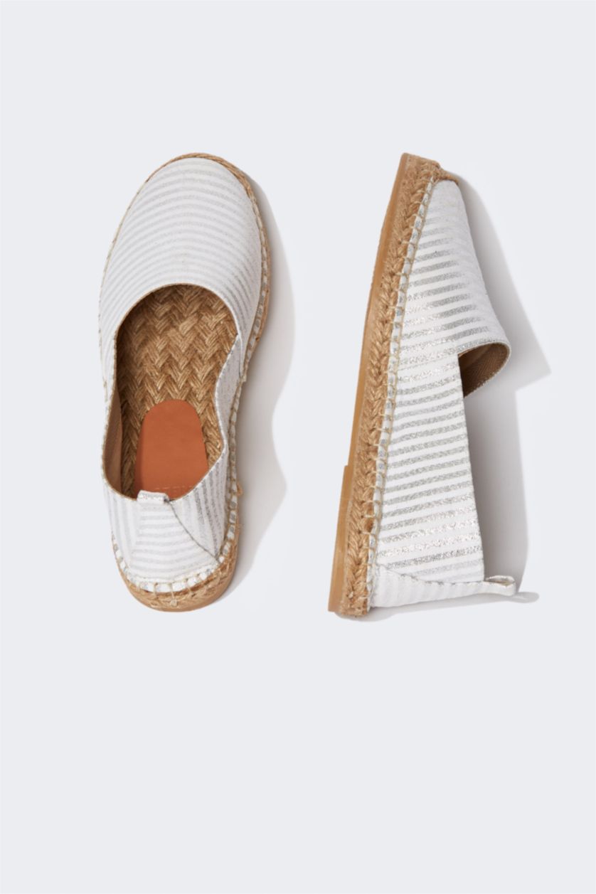 نساء Gri حذاء قماش كتان