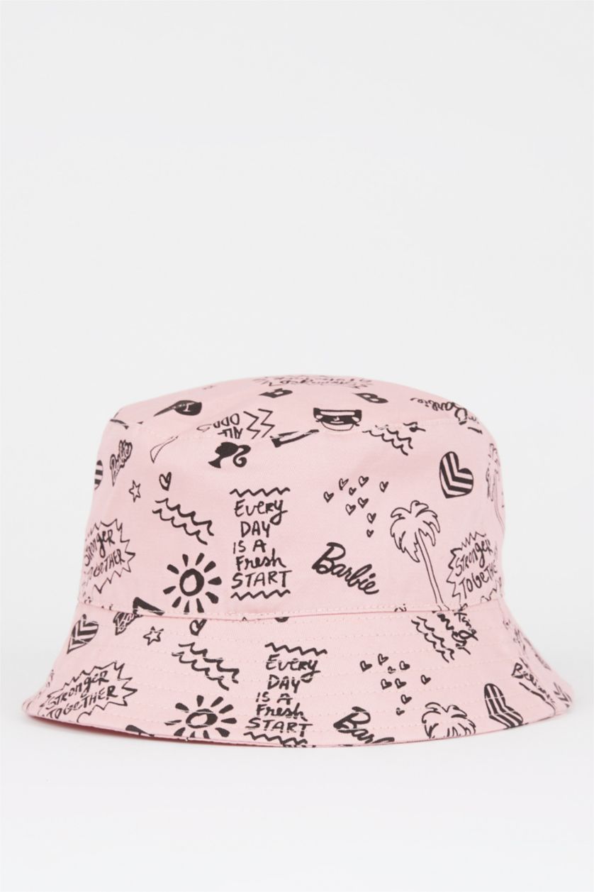 GIRLS & TEENS Pink Girl Barbie Bucket Hat