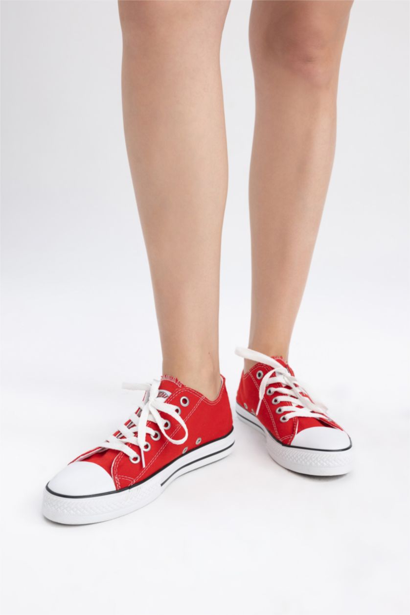 Женщины Красный Обувь Friends на плоской подошве для женщин