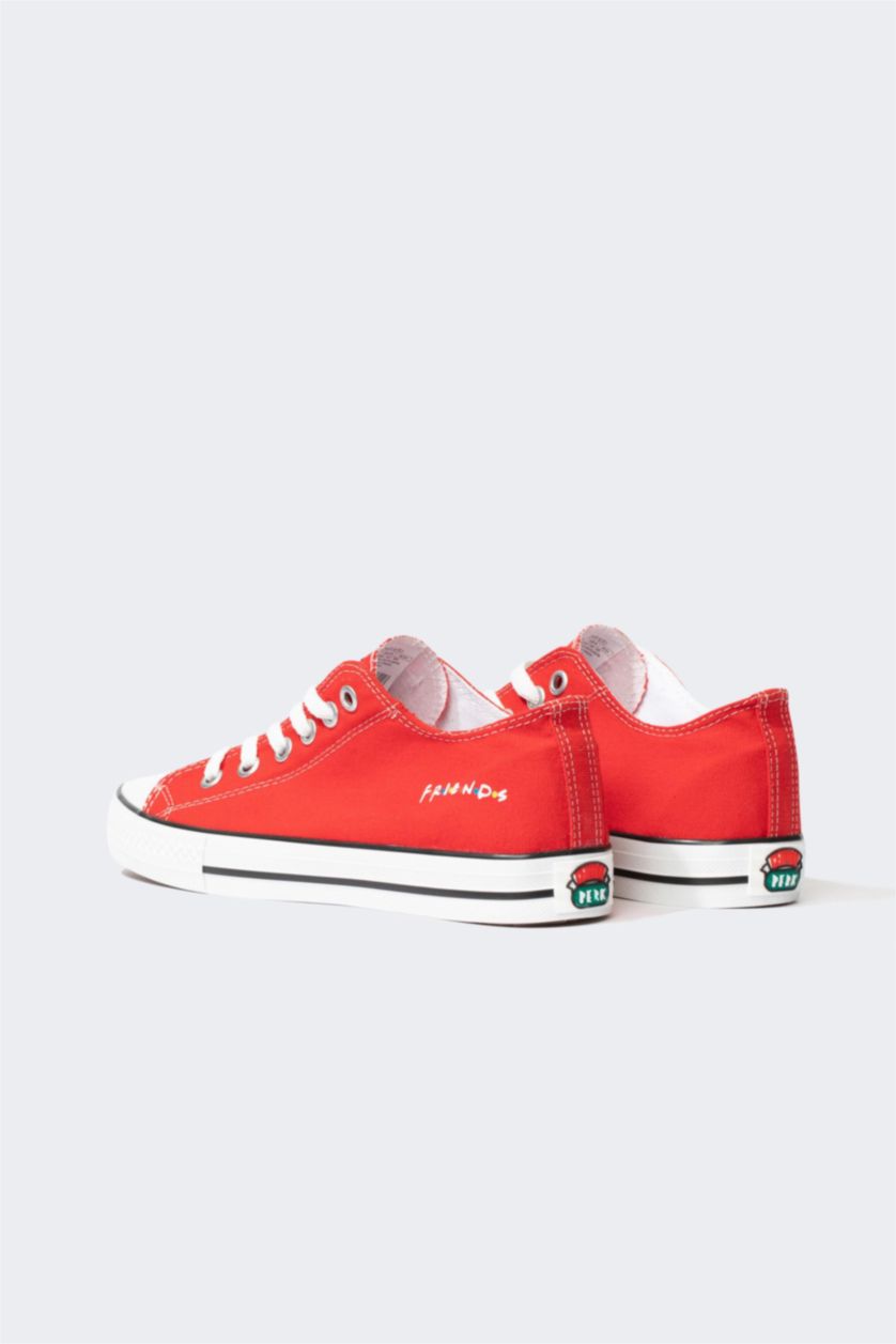 Женщины Красный Обувь Friends на плоской подошве для женщин