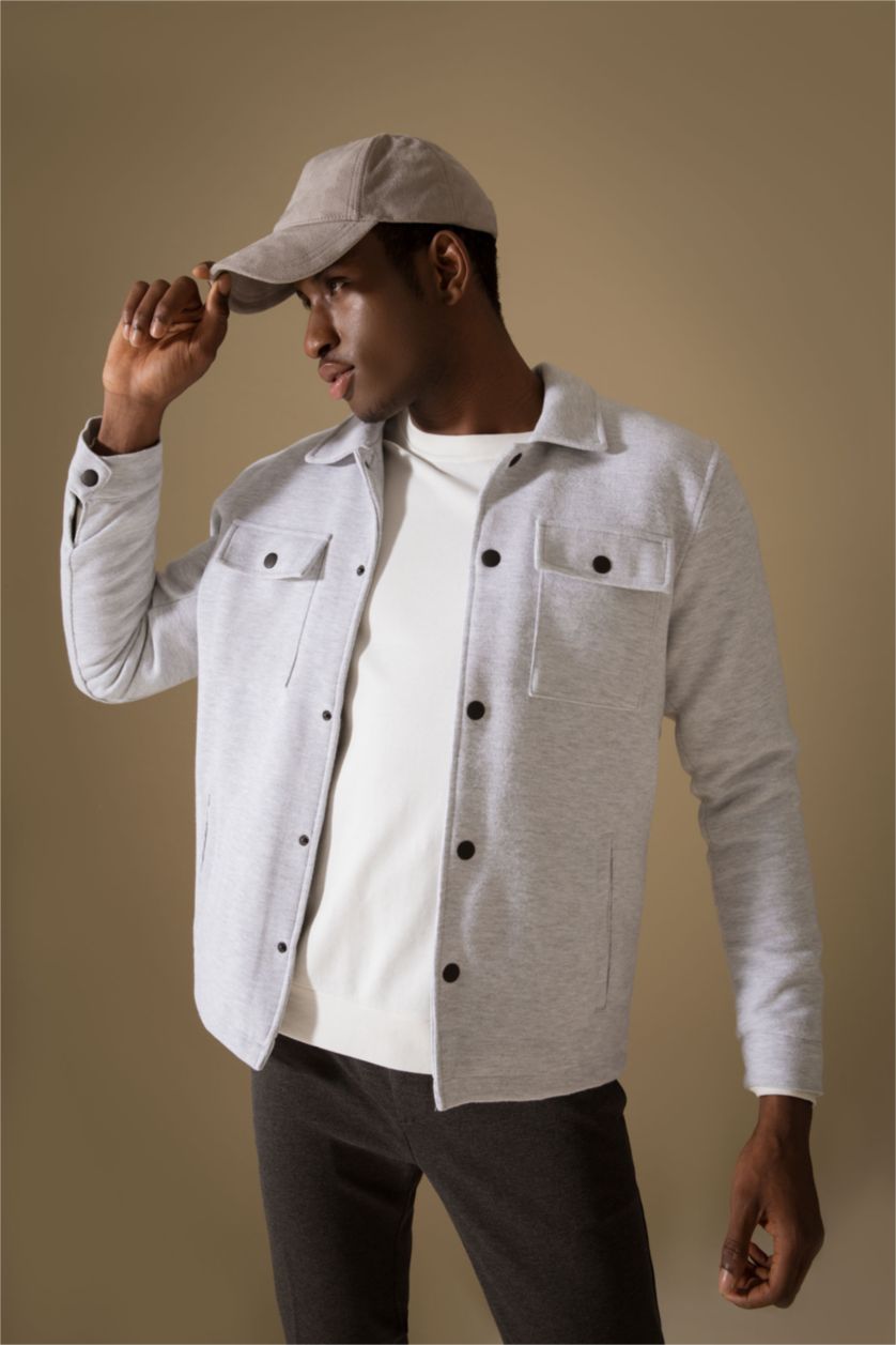 Чоловічий Сірий меланж Пальто