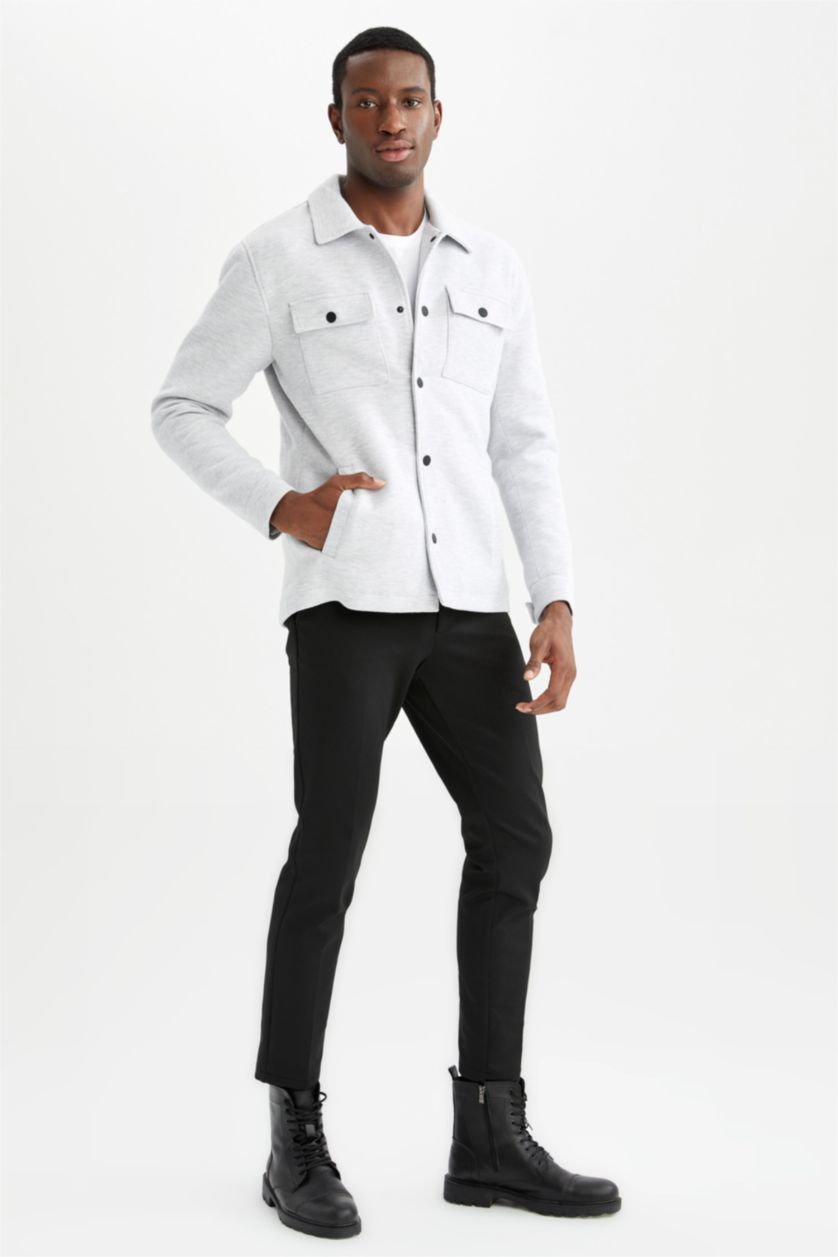 Чоловічий Сірий меланж Пальто