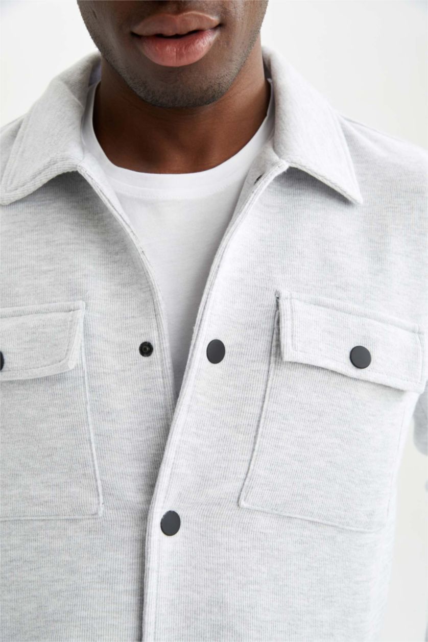 Чоловічий Сірий меланж Пальто