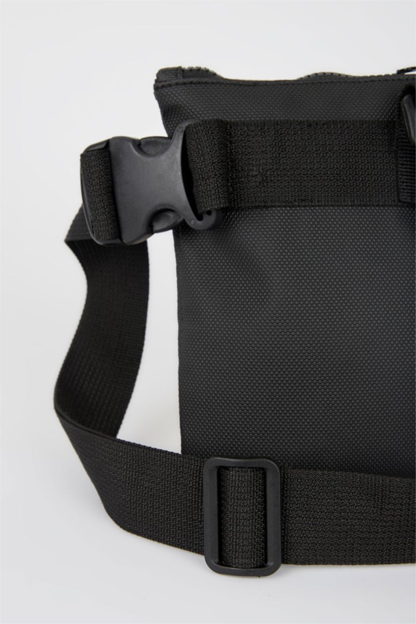 HOMME Noir Grand sac à bandoulière pour homme