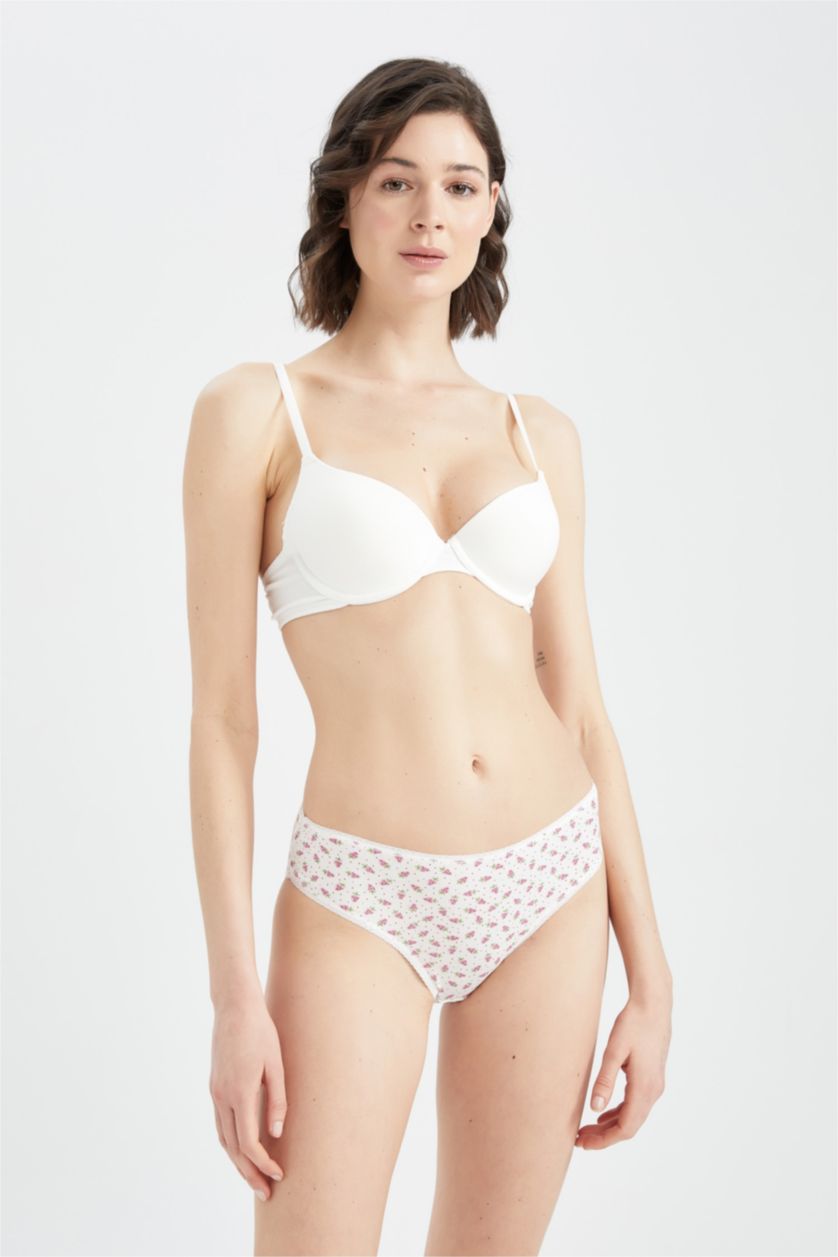 نساء اوف وايت سروال داخلي مطبوع من Fall In Love