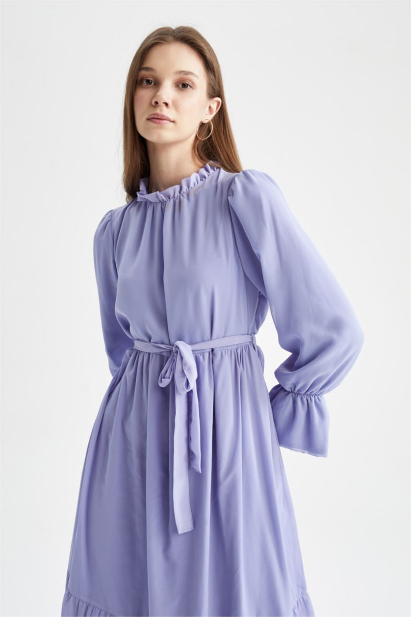 WOMAN Lilac Chiffon Maxi Dress