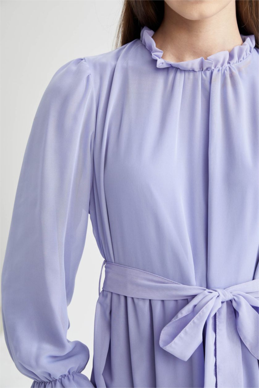 WOMAN Lilac Chiffon Maxi Dress