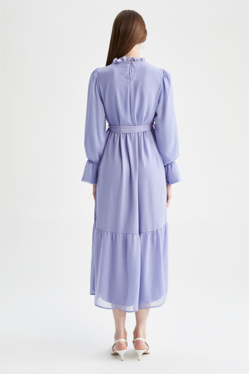WOMAN Lilac Chiffon Maxi Dress