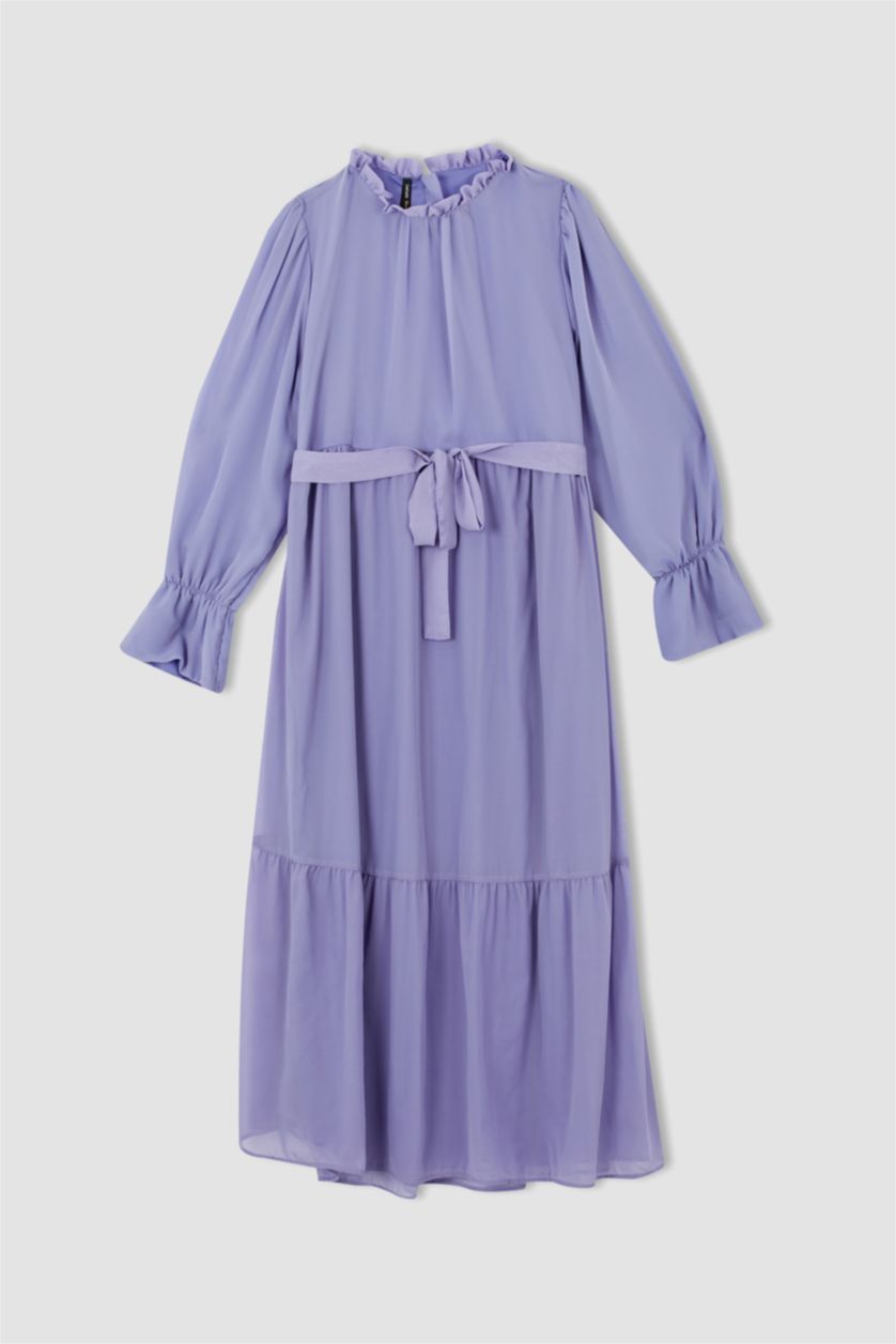 WOMAN Lilac Chiffon Maxi Dress