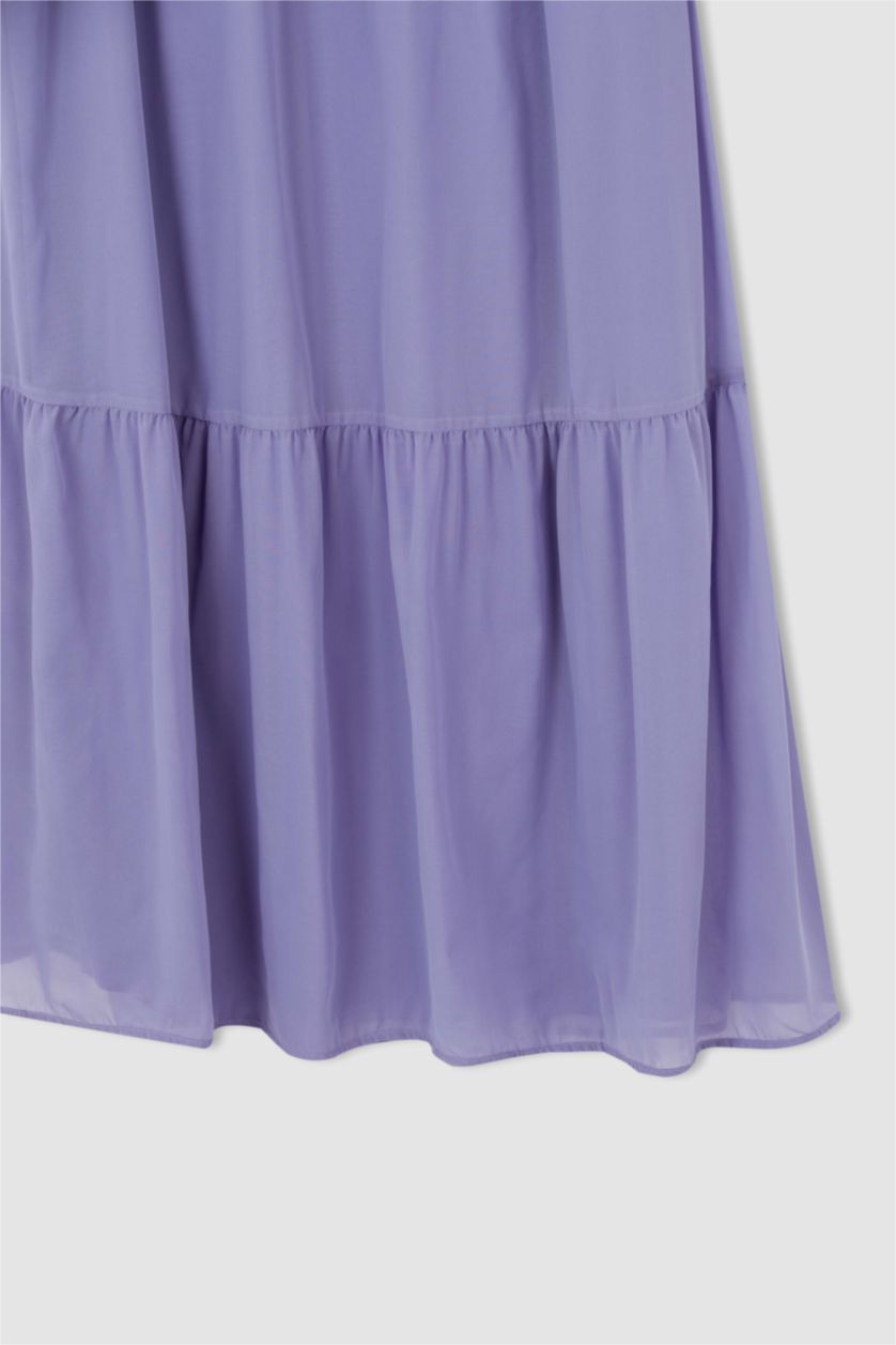 WOMAN Lilac Chiffon Maxi Dress
