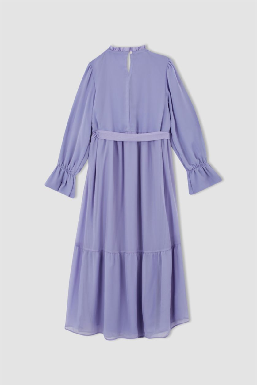 WOMAN Lilac Chiffon Maxi Dress