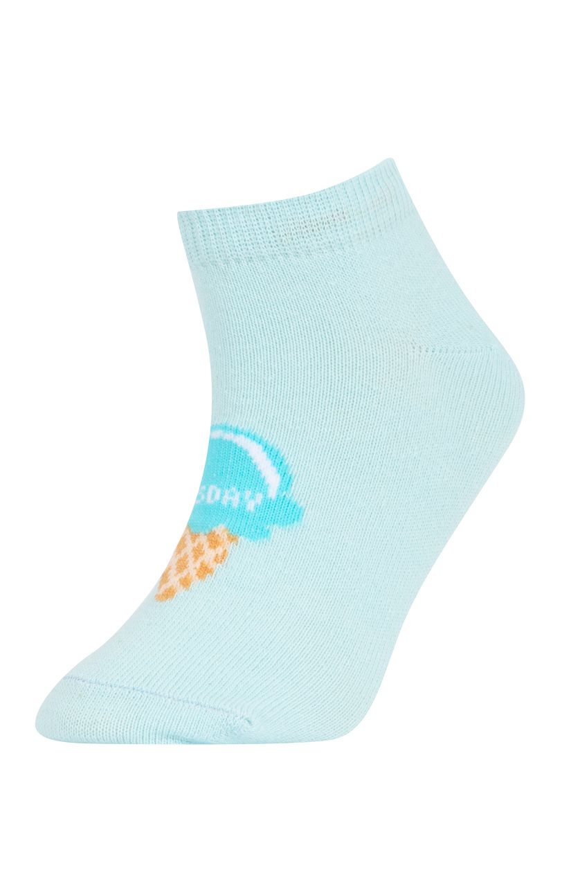 بنات Karma جوارب بنات قطن قصيرة - 7 قطع