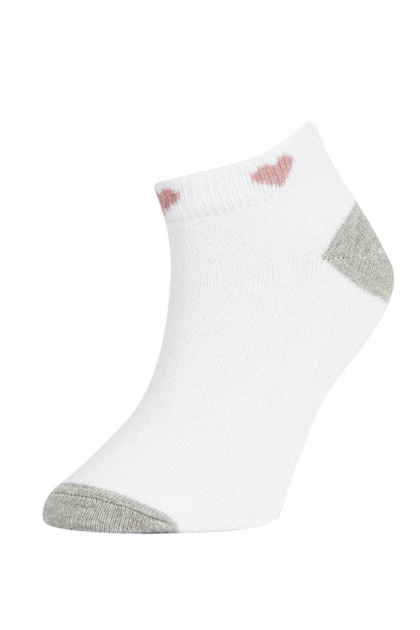 Kız Çocuk - Genç Kız Karma Kız Çocuk 7'li Pamuklu Patik Çorap