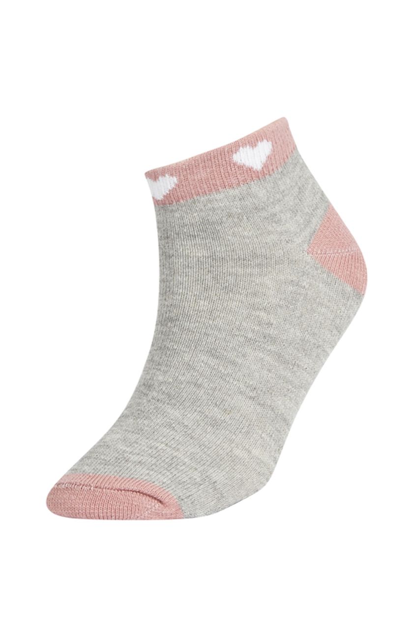 Kız Çocuk - Genç Kız Karma Kız Çocuk 7'li Pamuklu Patik Çorap