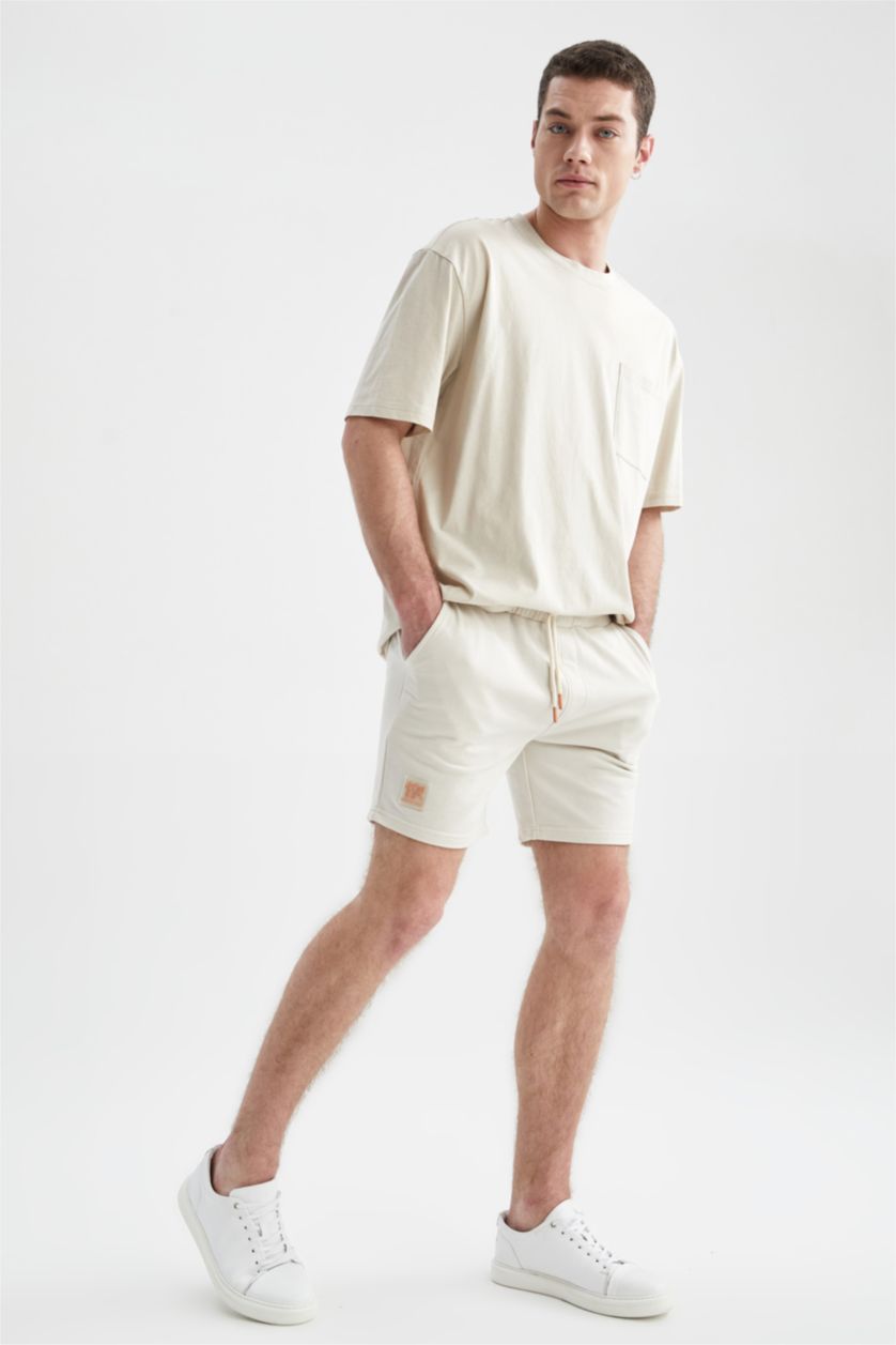 MAN Stone Slim Fit Tie Waist Short