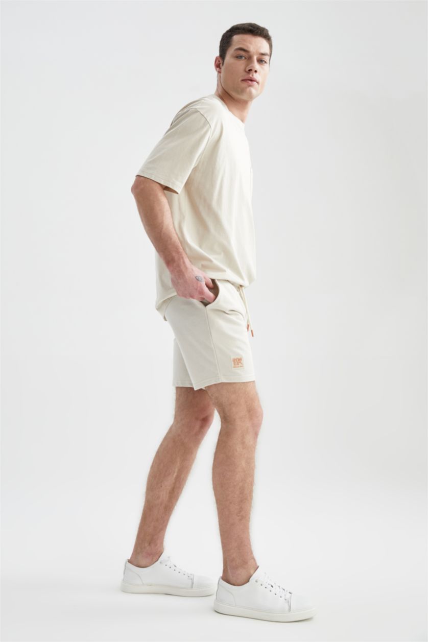 MAN Stone Slim Fit Tie Waist Short