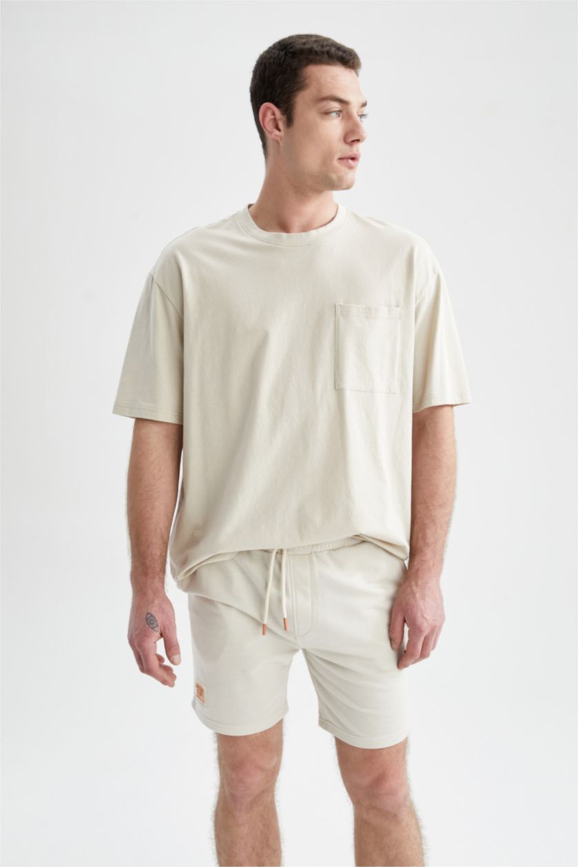 MAN Stone Slim Fit Tie Waist Short