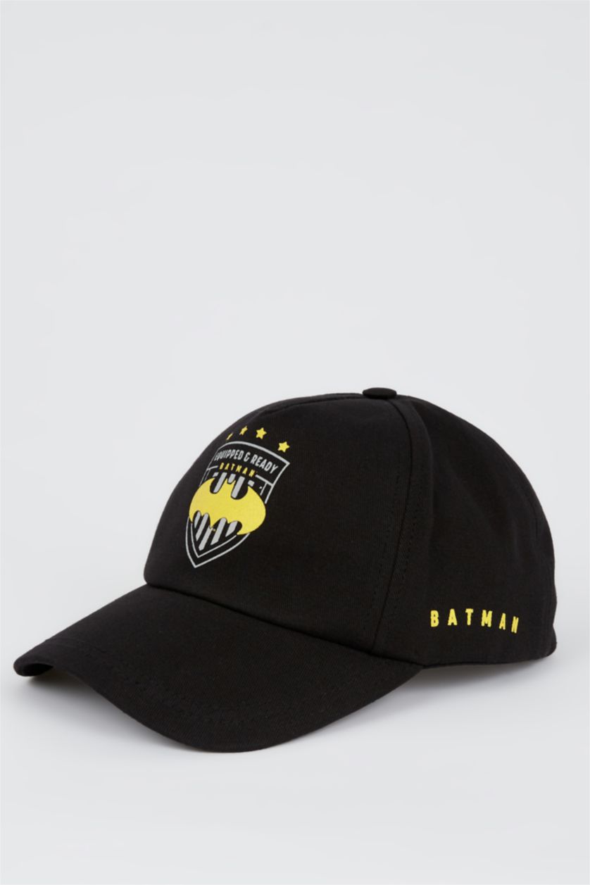 HOMME Noir Casquette imprimée sous licence Batman pour homme