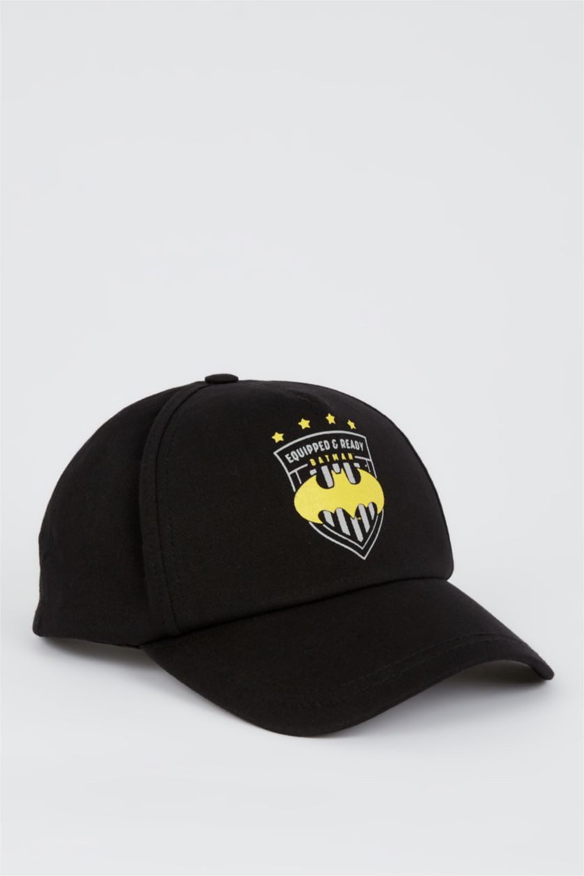HOMME Noir Casquette imprimée sous licence Batman pour homme