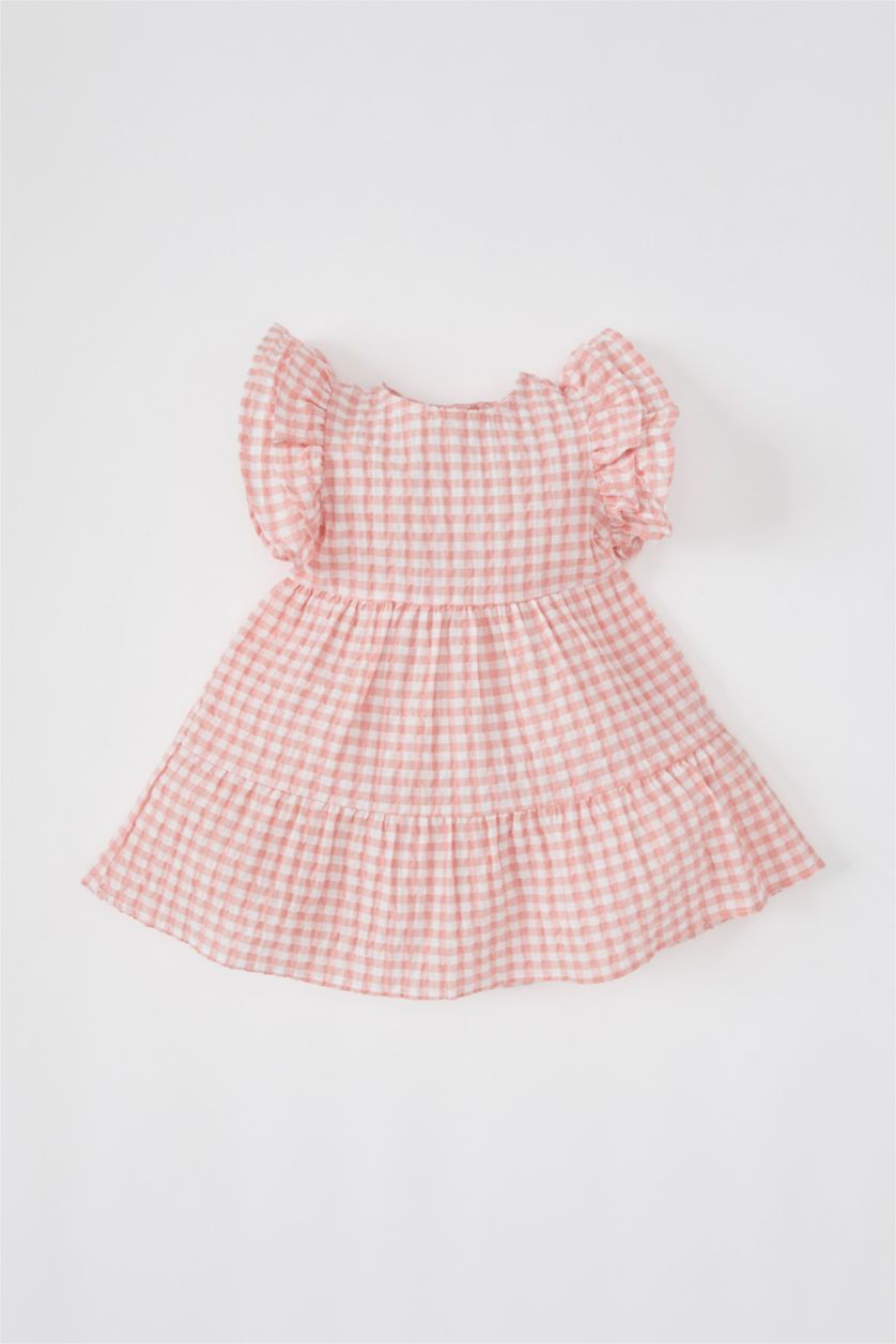 BÉBÉ FILLE Rose Robe transparente sans manches en vichy pour bébé fille