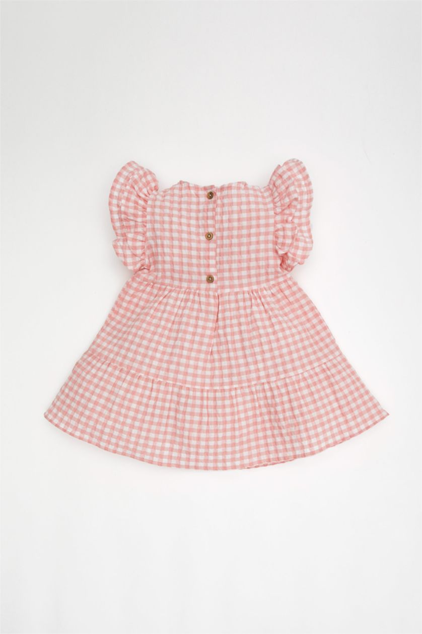 BÉBÉ FILLE Rose Robe transparente sans manches en vichy pour bébé fille