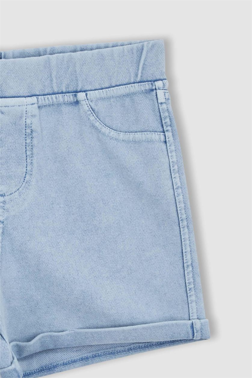 FILLES BLEU Clair Short Jean Look pour fille