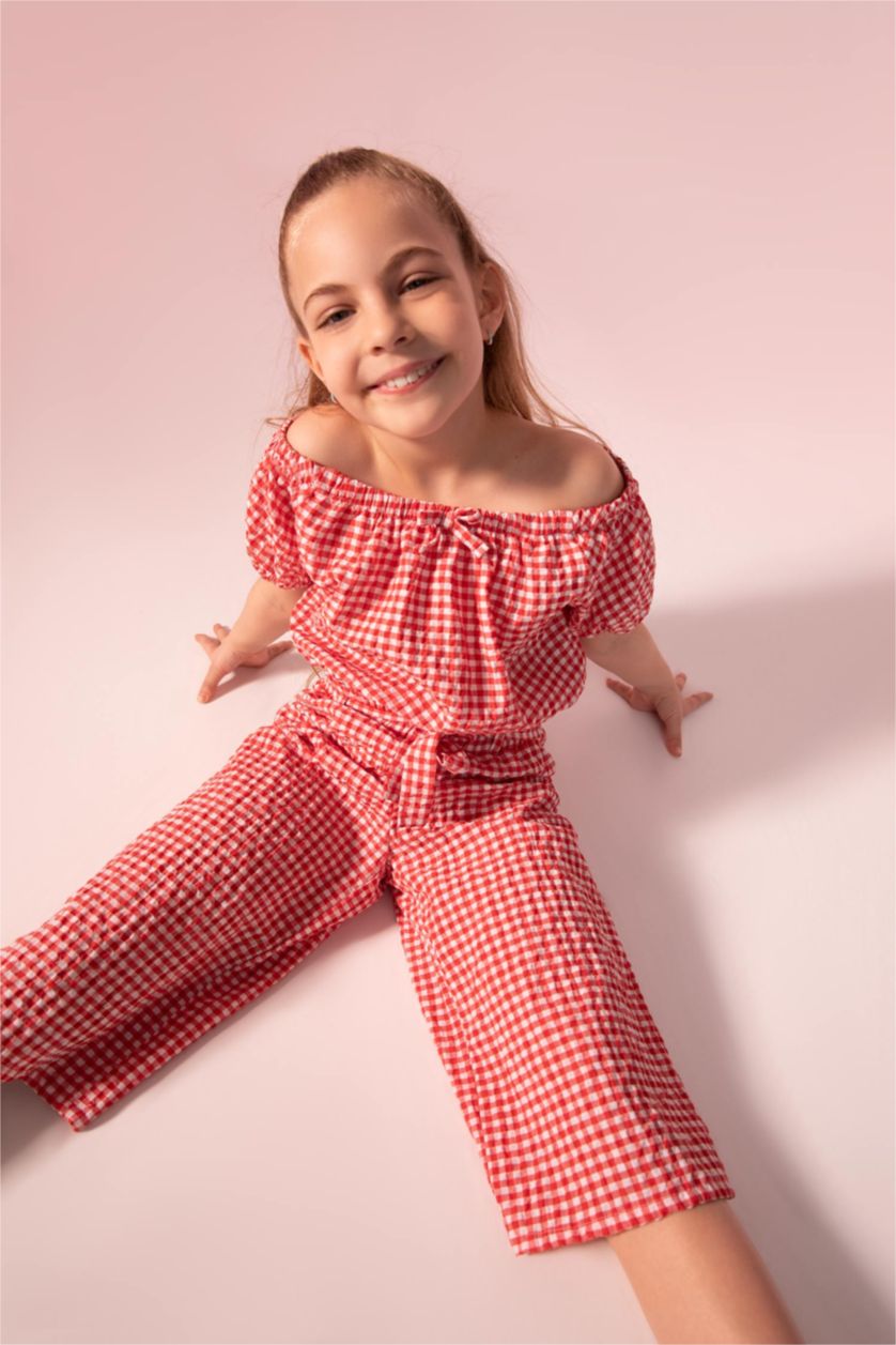 GIRLS & TEENS Coral Girl Regular fit shirt and Bermuda shorts