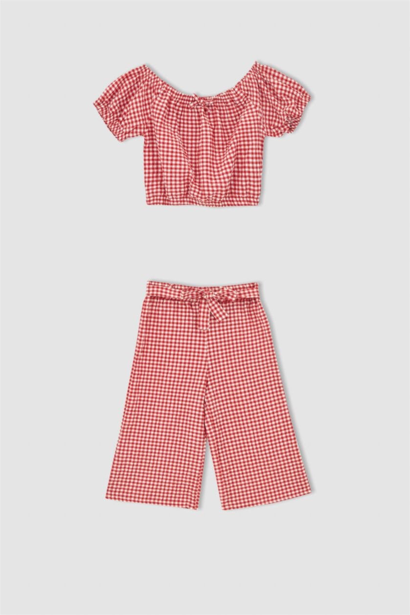 GIRLS & TEENS Coral Girl Regular fit shirt and Bermuda shorts