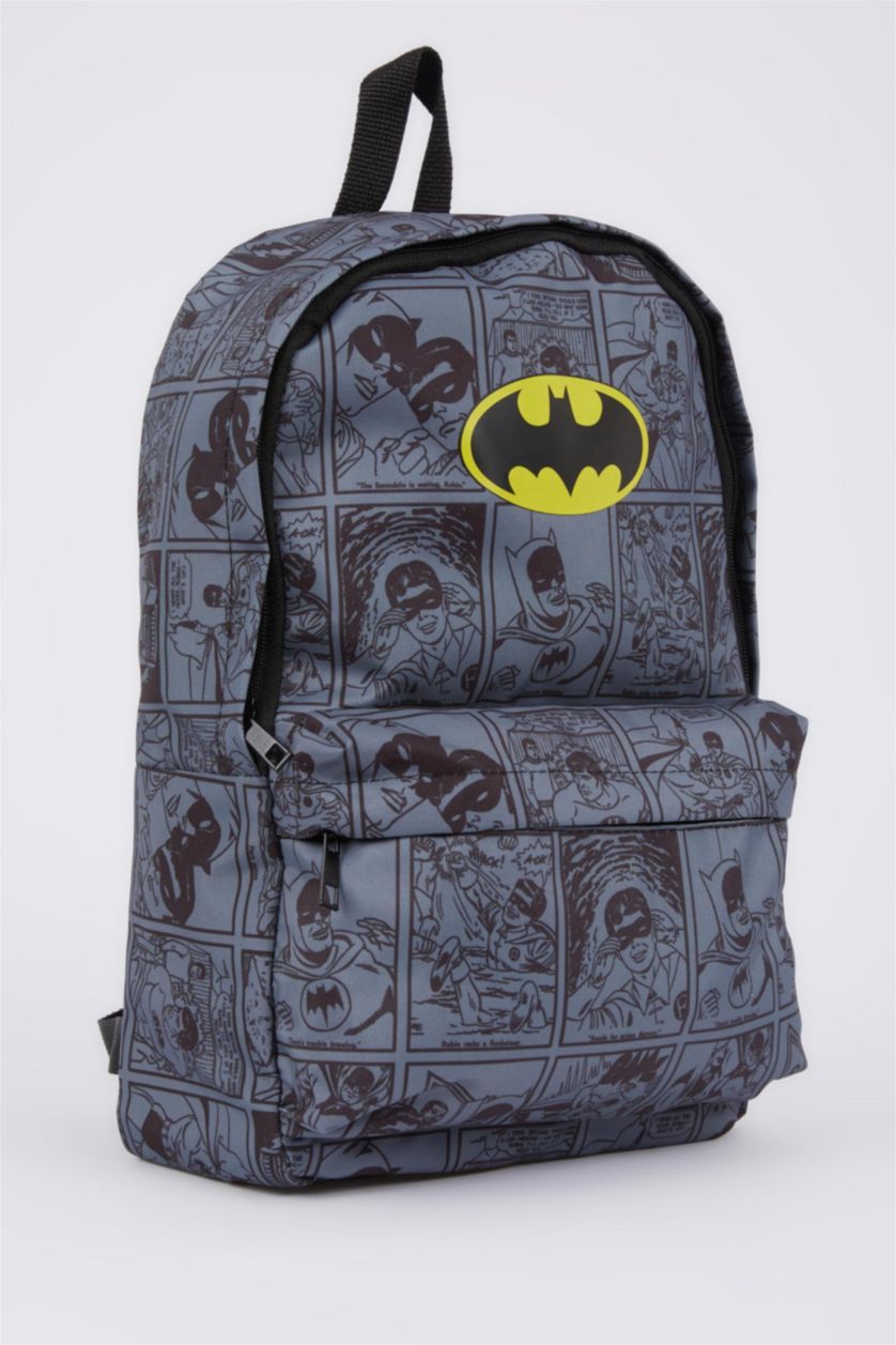 BOYS & TEENS Black Boys Batman Large Backpack
