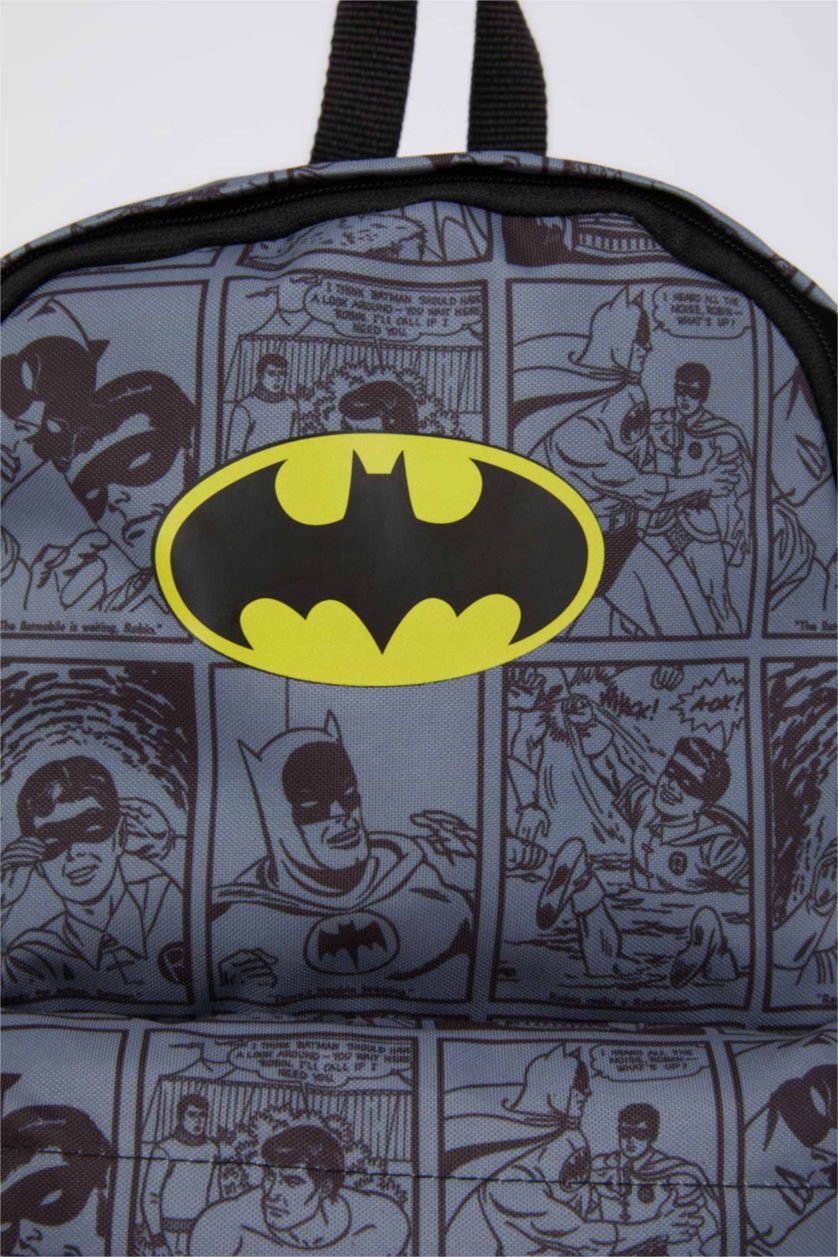BOYS & TEENS Black Boys Batman Large Backpack
