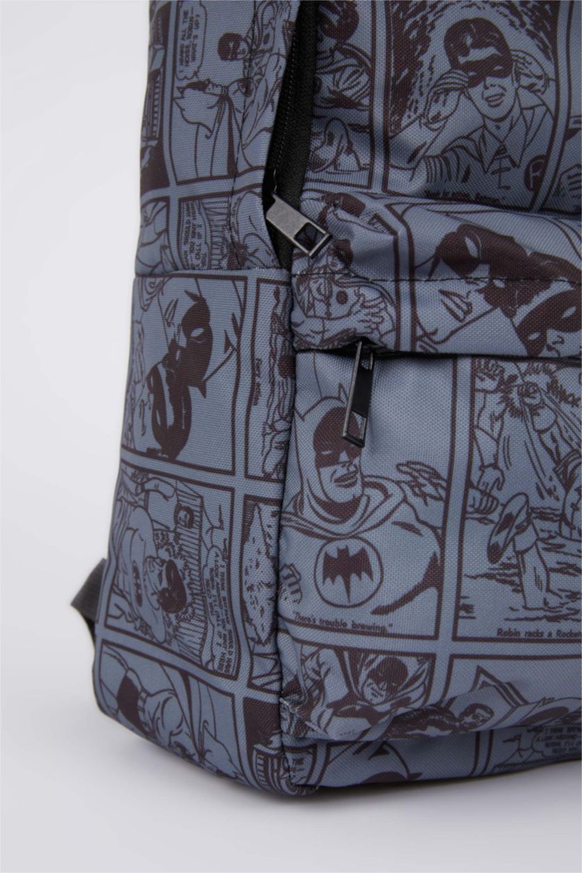 BOYS & TEENS Black Boys Batman Large Backpack