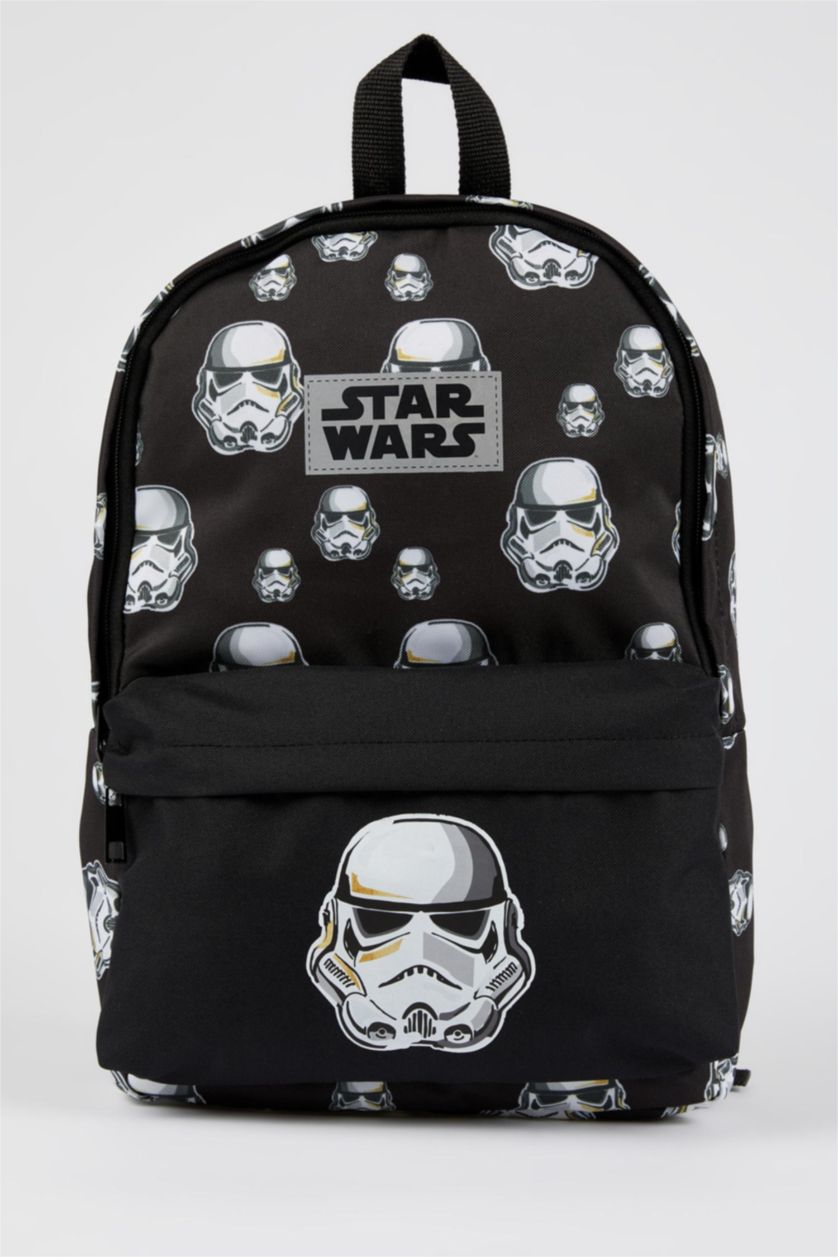 Erkek Çocuk - Genç Erkek Siyah Star Wars Büyük Sırt Çantası Erkek Çocuk