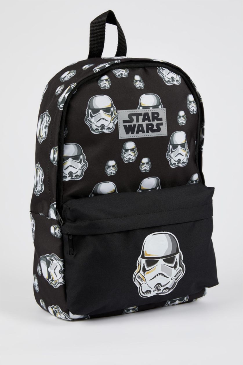 Erkek Çocuk - Genç Erkek Siyah Star Wars Büyük Sırt Çantası Erkek Çocuk