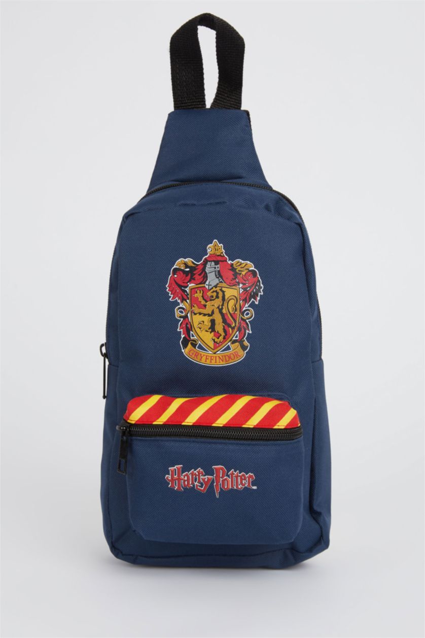 Erkek Çocuk - Genç Erkek Lacivert Harry Potter Büyük Çapraz Çanta Erkek Çocuk