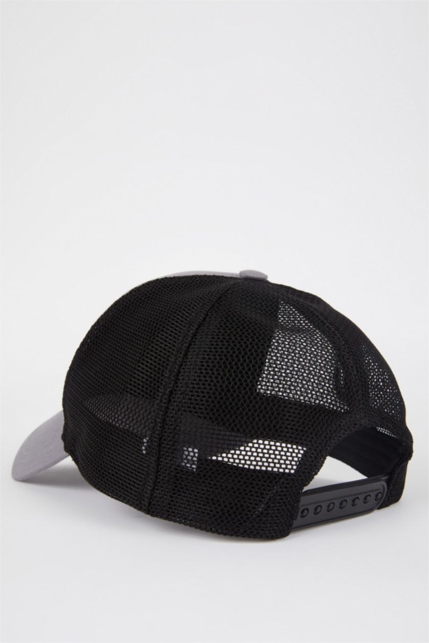 رجالي رمادي قبعة كاب رجالي مطرز