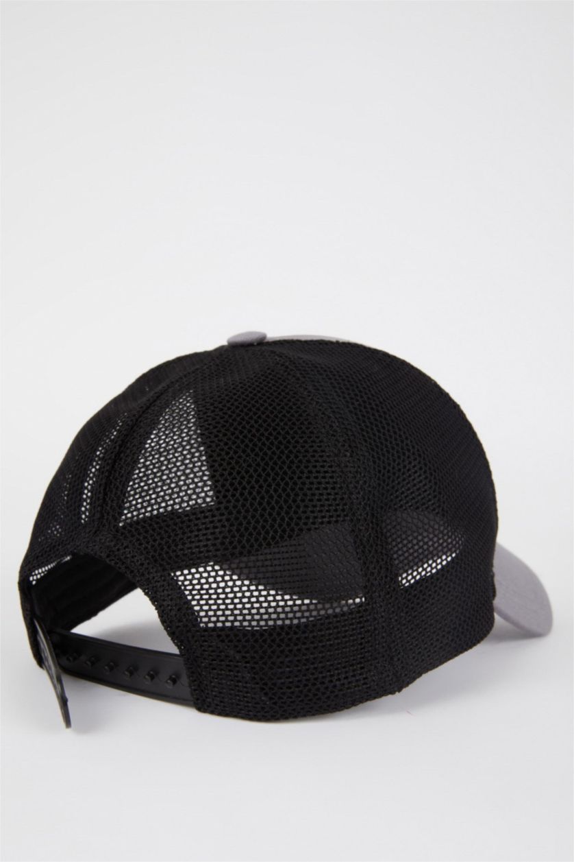 رجالي رمادي قبعة كاب رجالي مطرز