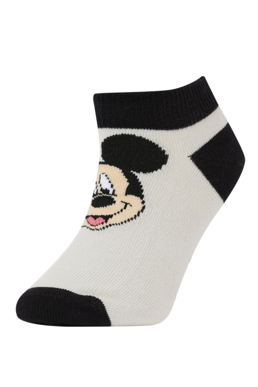 Erkek Çocuk - Genç Erkek Karma Erkek Çocuk Disney Mickey & Minnie 3'lü Pamuklu Patik Çorap