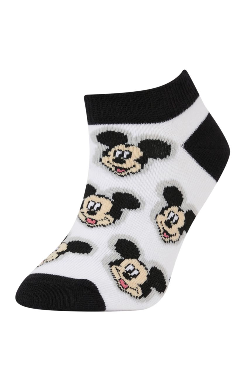 Erkek Çocuk - Genç Erkek Karma Erkek Çocuk Disney Mickey & Minnie 3'lü Pamuklu Patik Çorap