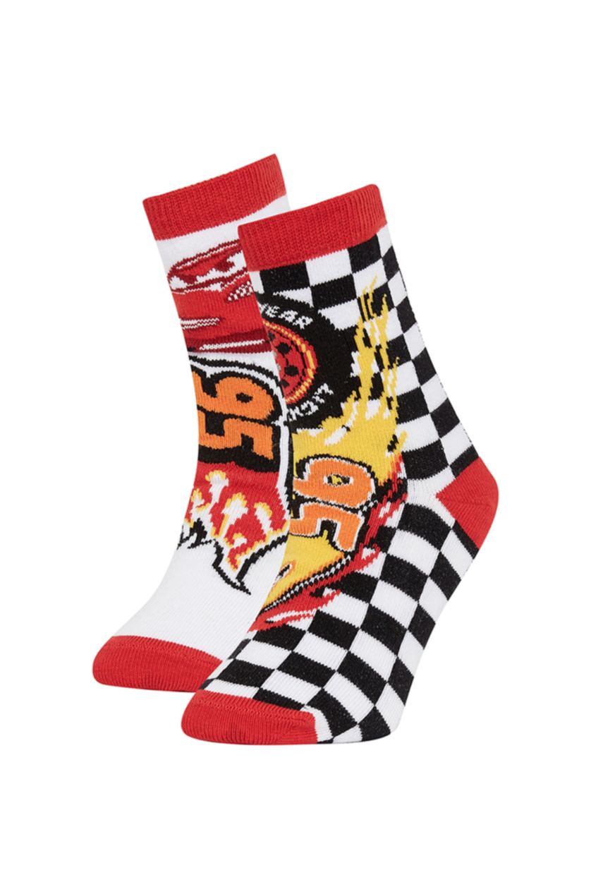 GARÇONS Karma Chaussettes Longues Coton 2 Cars 3 Garçon