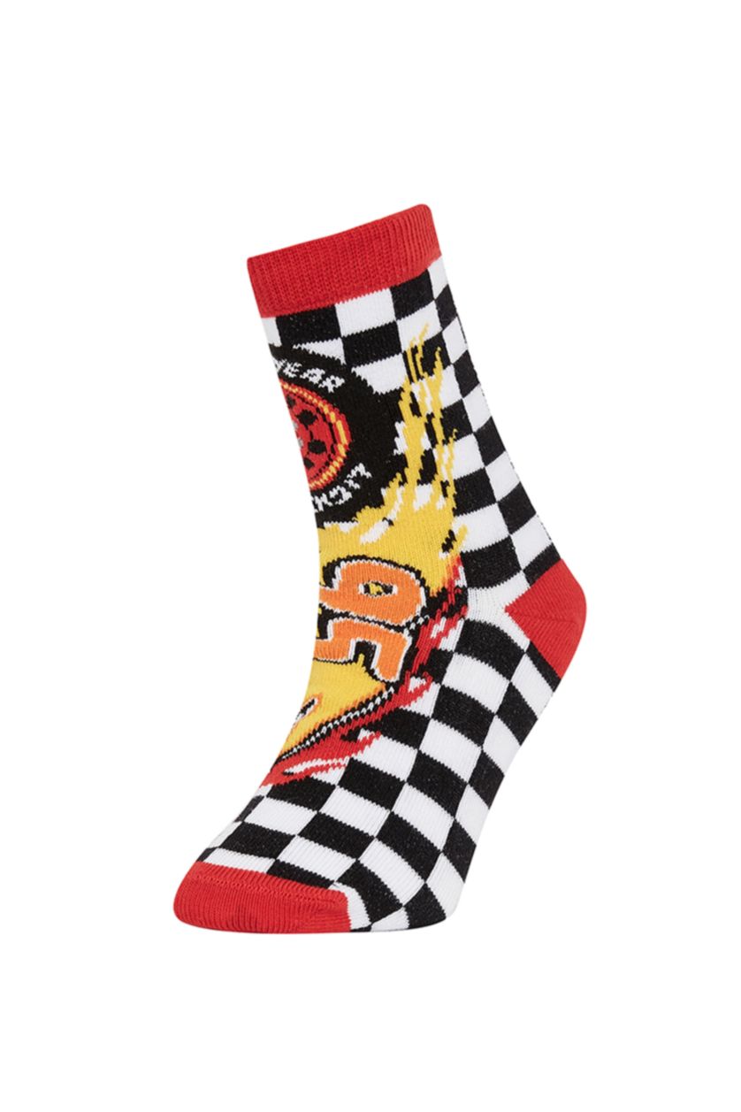 GARÇONS Karma Chaussettes Longues Coton 2 Cars 3 Garçon