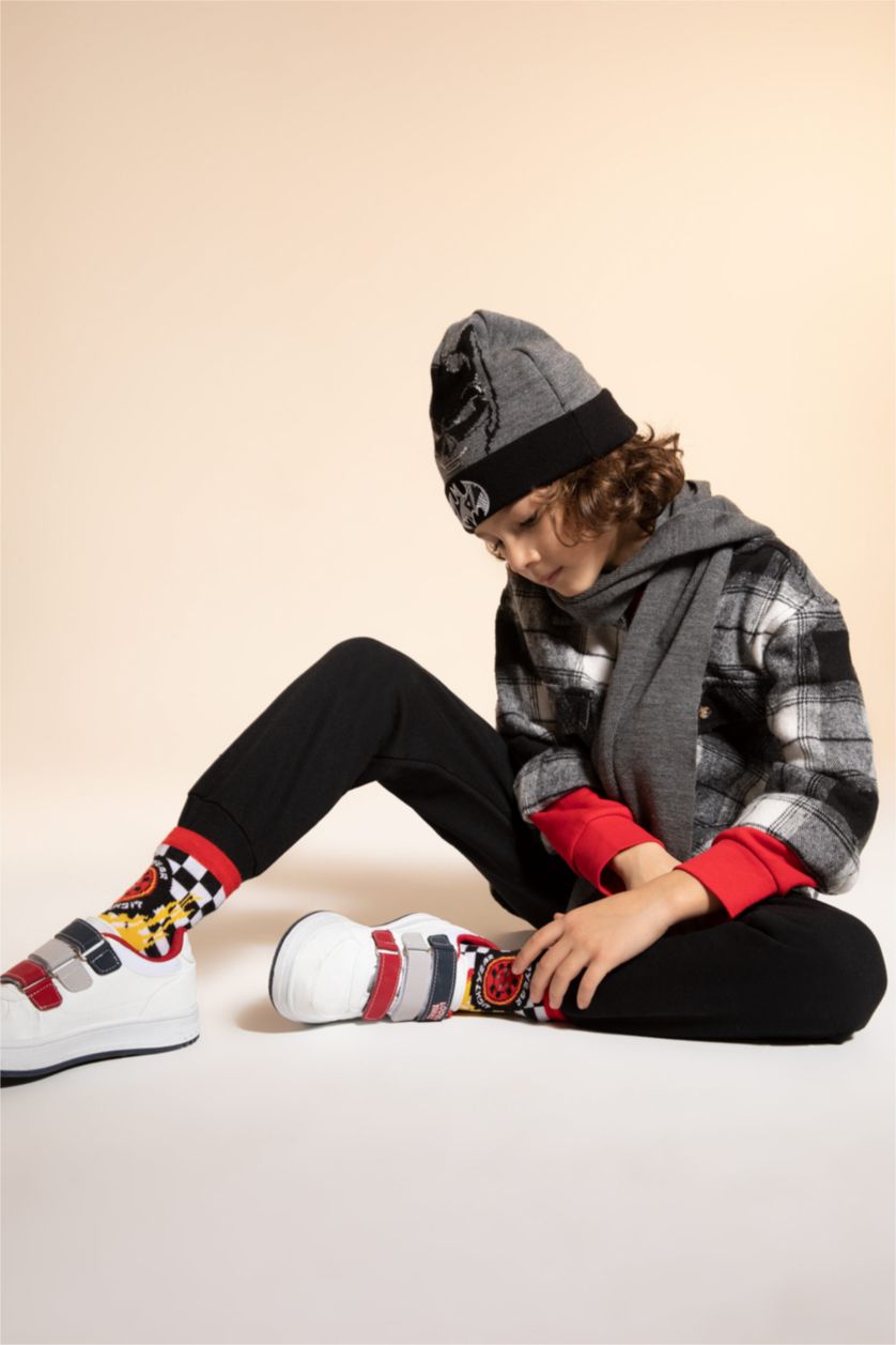 GARÇONS Karma Chaussettes Longues Coton 2 Cars 3 Garçon