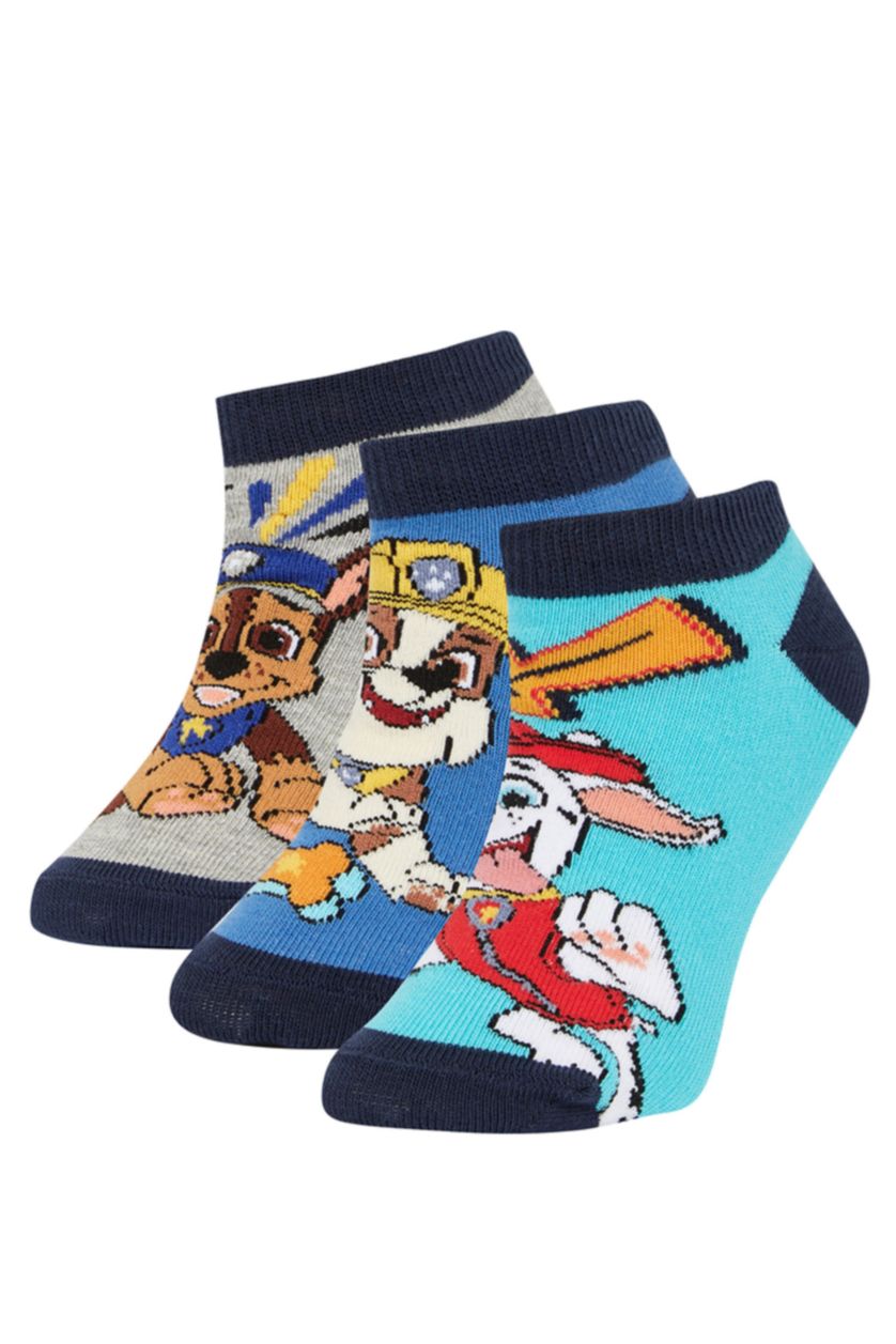 BOYS & TEENS Karma Boys PAW Patrol Licensed Cotton 3 Pack Short Socks