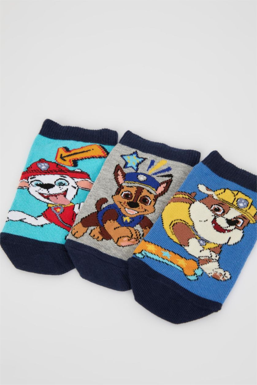 BOYS & TEENS Karma Boys PAW Patrol Licensed Cotton 3 Pack Short Socks