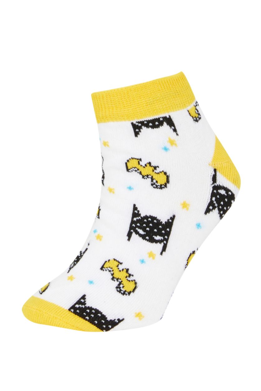 BOYS & TEENS Karma Boy Batman Licensed Cotton 3 Pack Short Socks