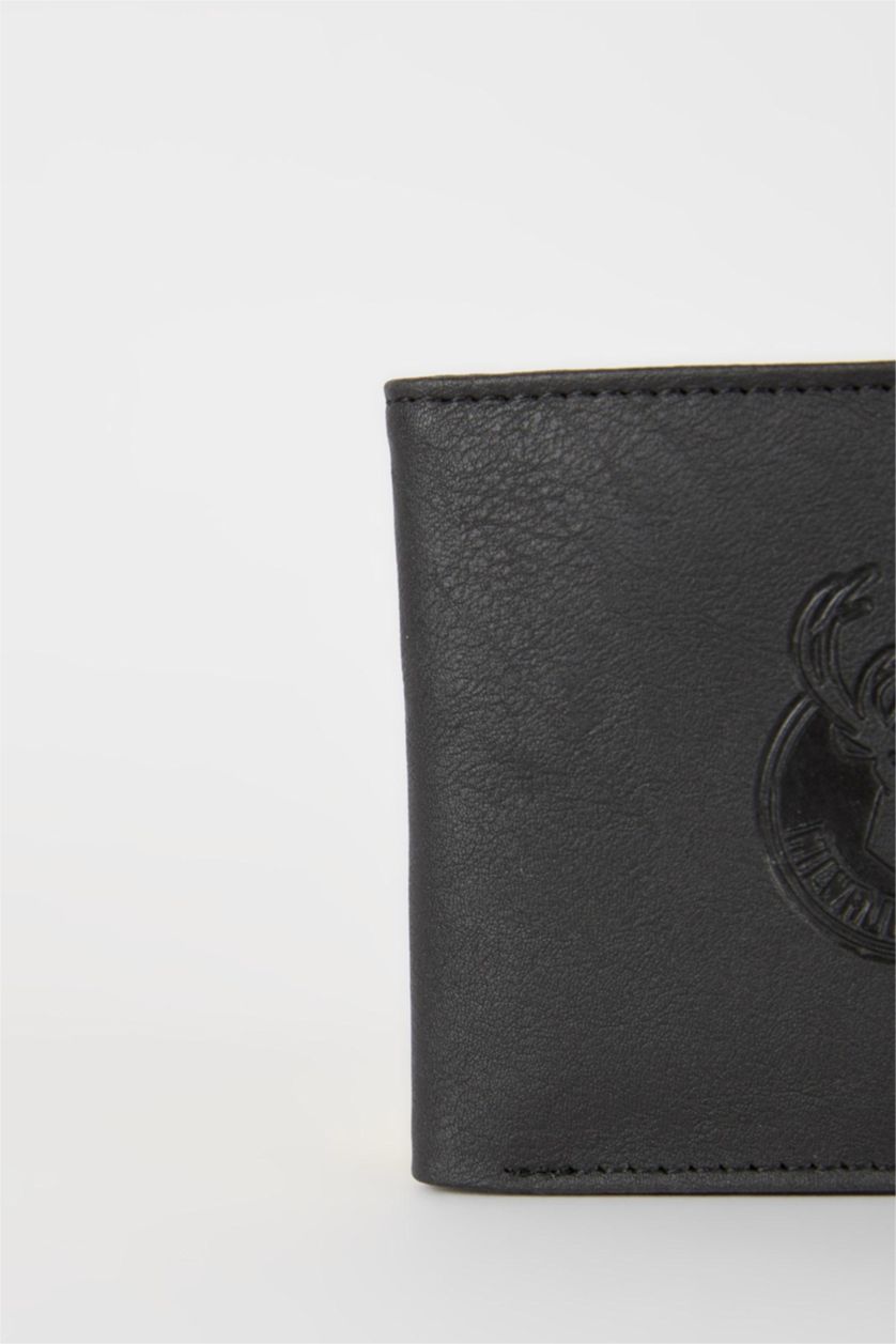 MAN Black Men's NBA Milwaukee Bucks Licensed Faux Leather Wallet