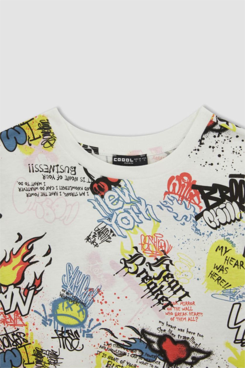 WOMAN White Cool Regular Fit Crew Neck Cotton T-Shirt