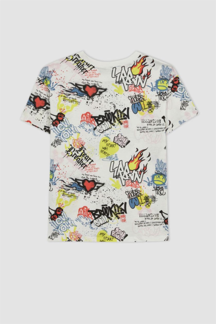 WOMAN White Cool Regular Fit Crew Neck Cotton T-Shirt